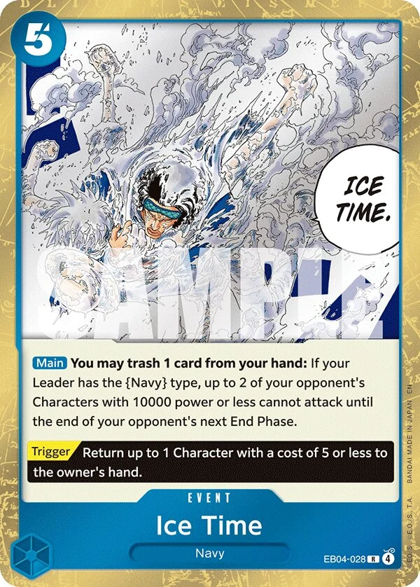 Carte One Piece anglaise Ice Time EB04-028 R