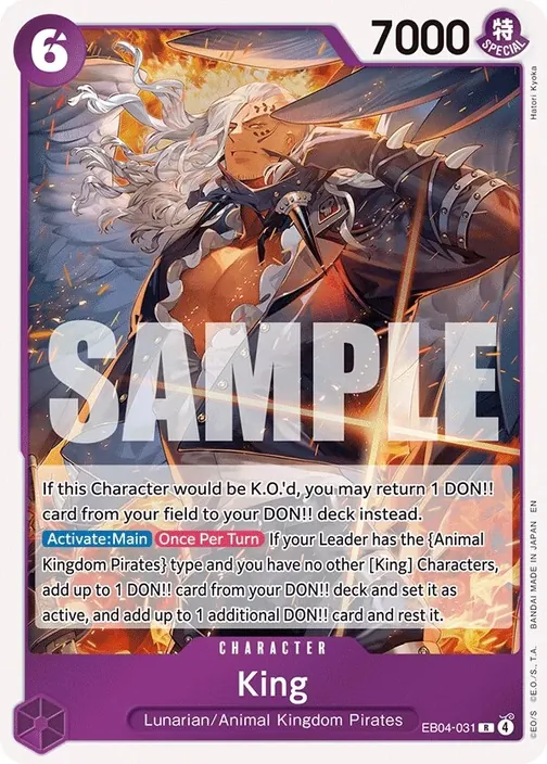 Carte One Piece anglaise EB04-031 King