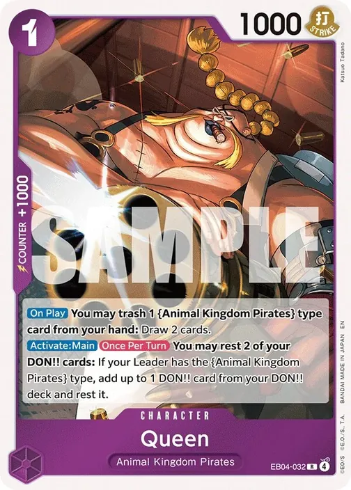 Carte One Piece anglaise EB04-032 Queen
