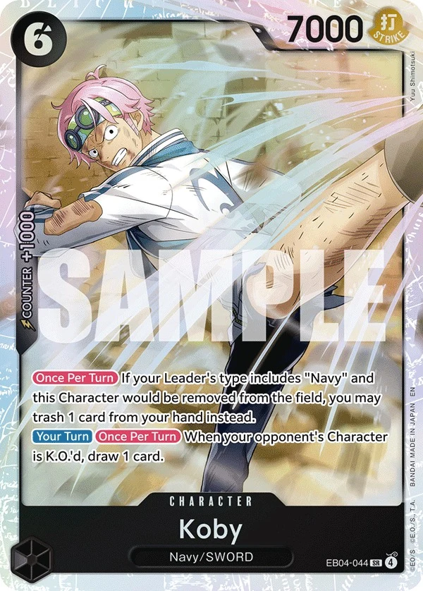 Carte One Piece anglaise Koby EB04-044 SR