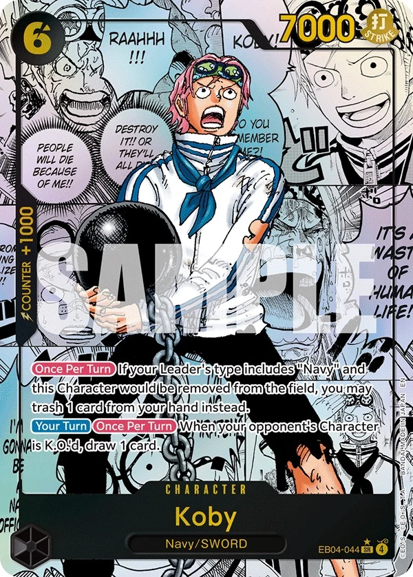 Carte One Piece anglaise Koby EB04-044 SR