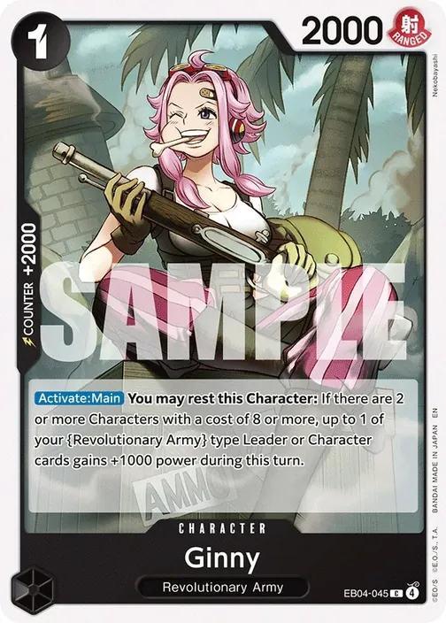 Carte One Piece anglaise EB04-045 Ginny