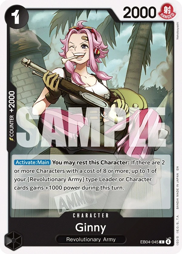 Carte One Piece anglaise Ginny EB04-045 C