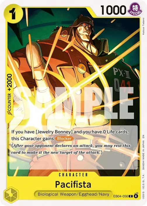 Carte One Piece anglaise EB04-056 Pacifista