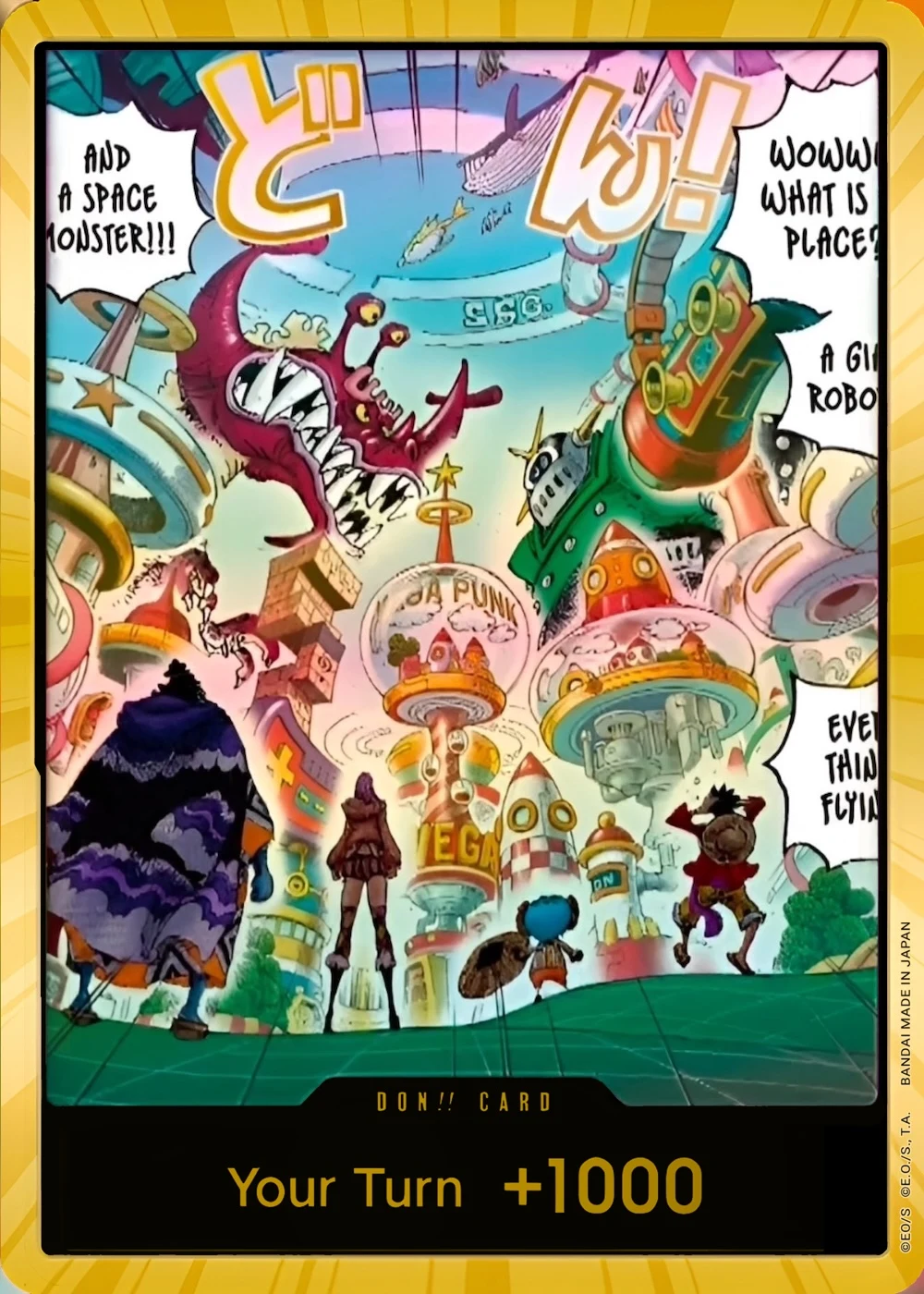 Carte One Piece anglaise DON!! Card