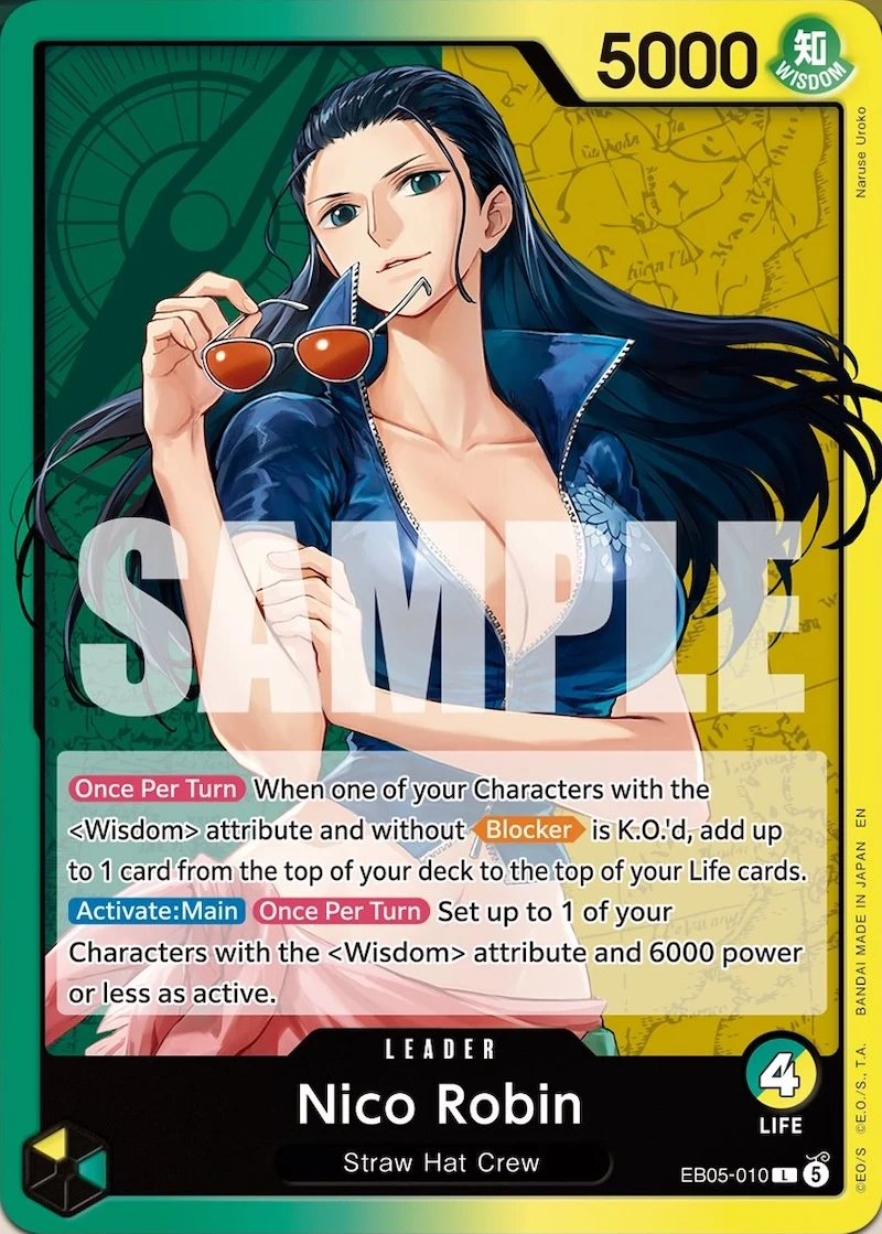 Carte One Piece anglaise Nico Robin EB05-010 L