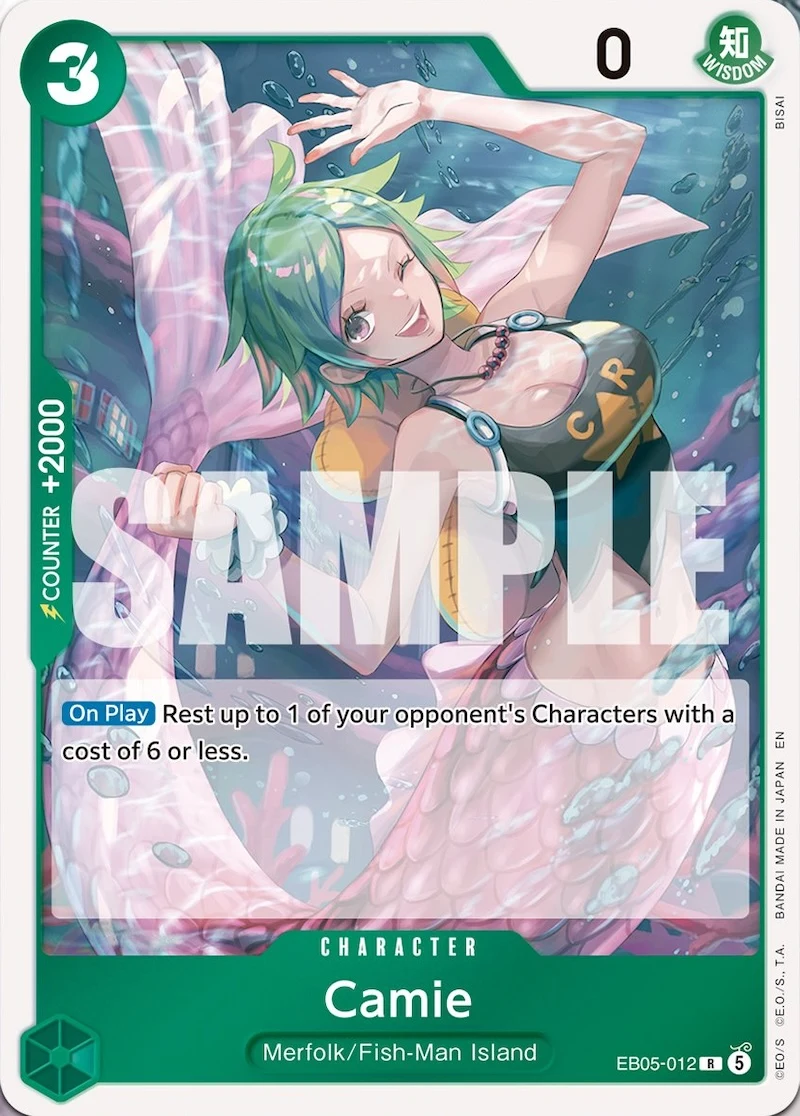 Carte One Piece anglaise Camie EB05-012 R