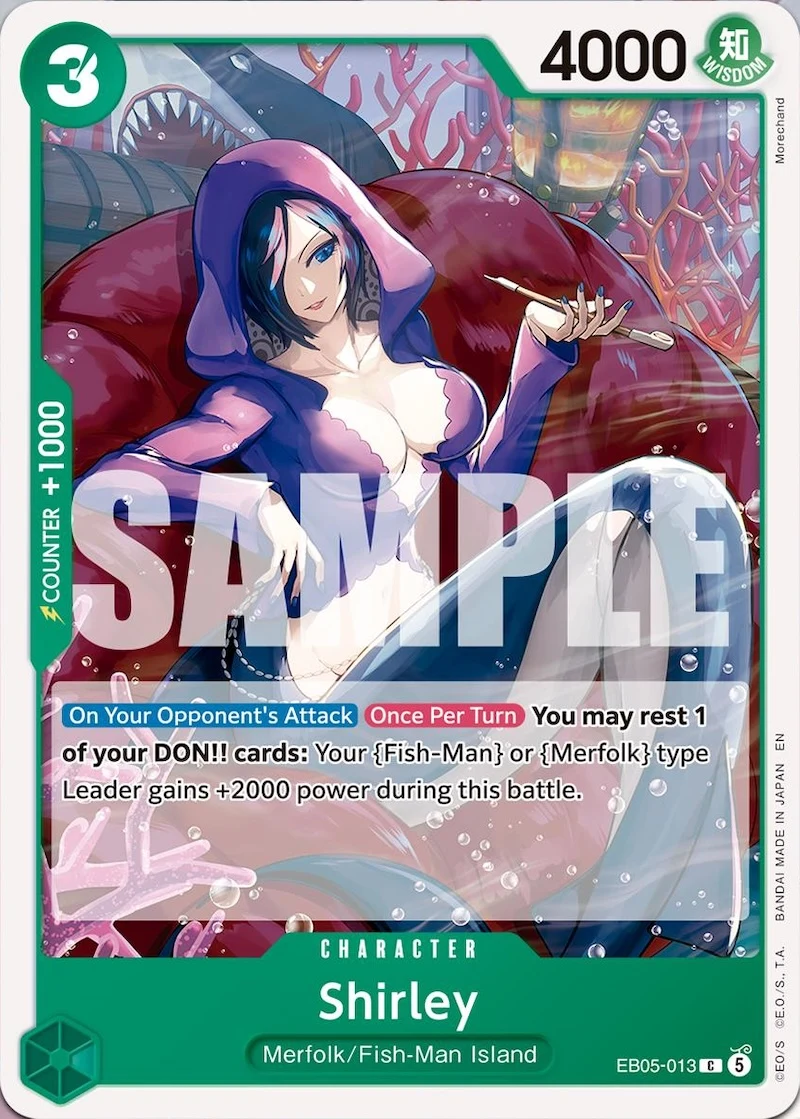 Carte One Piece anglaise Shirley EB05-013 C
