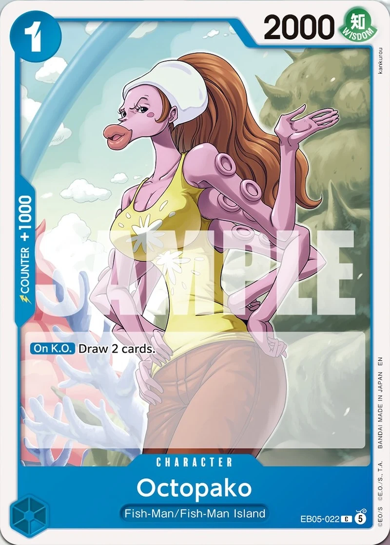 Carte One Piece anglaise Octopako EB05-022 C
