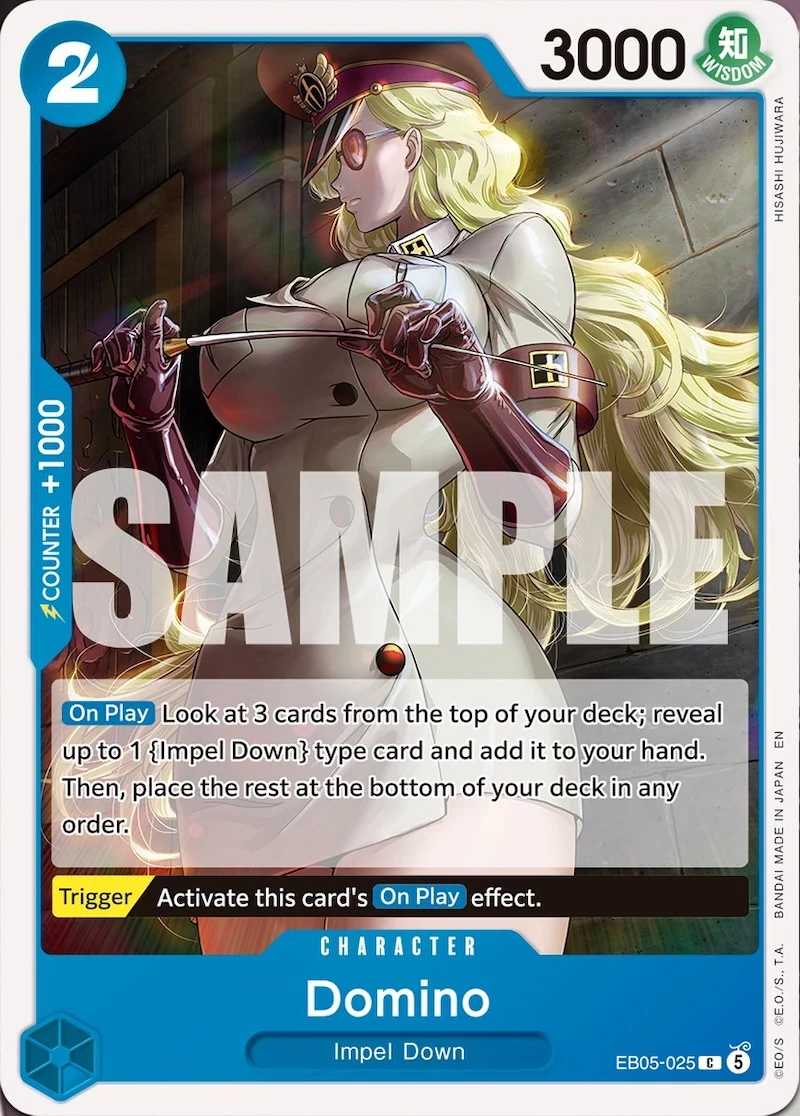 Carte One Piece anglaise Domino EB05-025 C
