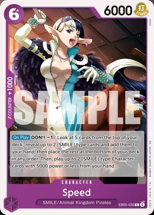 Carte One Piece anglaise EB05-035 Speed