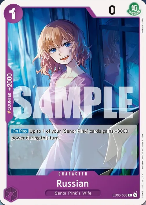 Carte One Piece anglaise EB05-038 Russian