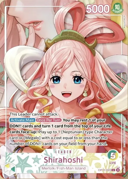 Carte One Piece anglaise OP11-022 Shirahoshi