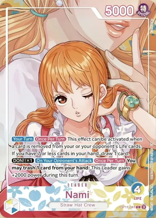 Carte One Piece anglaise OP11-041 Nami