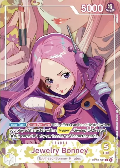 Carte One Piece anglaise OP13-100 Jewelry Bonney