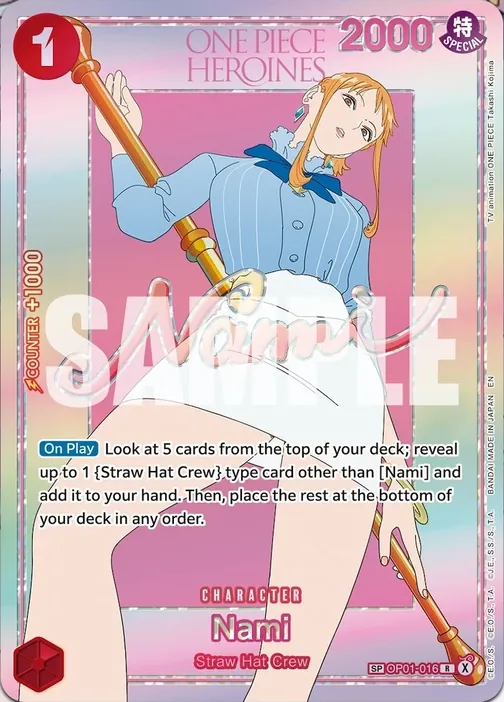 Carte One Piece anglaise OP01-016 Nami