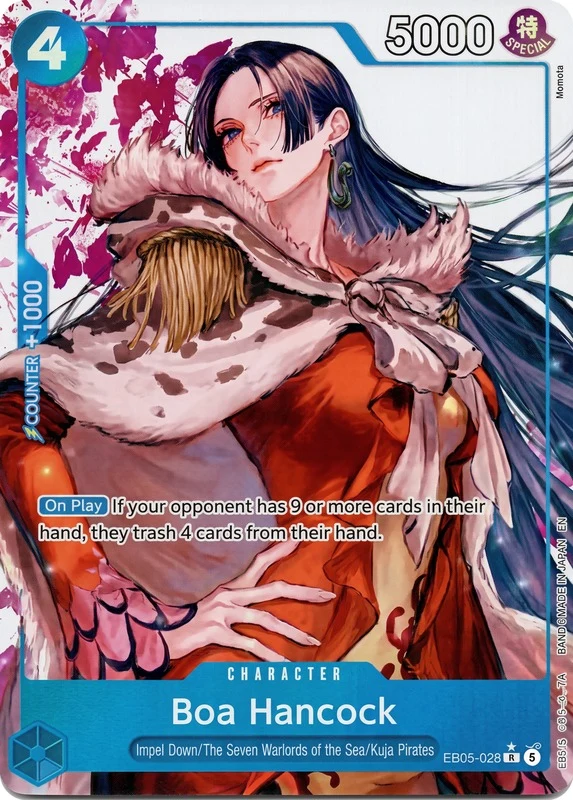 Carte One Piece anglaise Boa Hancock EB05-028 R