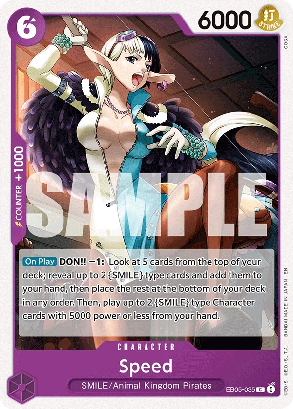EB05-035 Speed illustrée par COGA (édition anglaise)