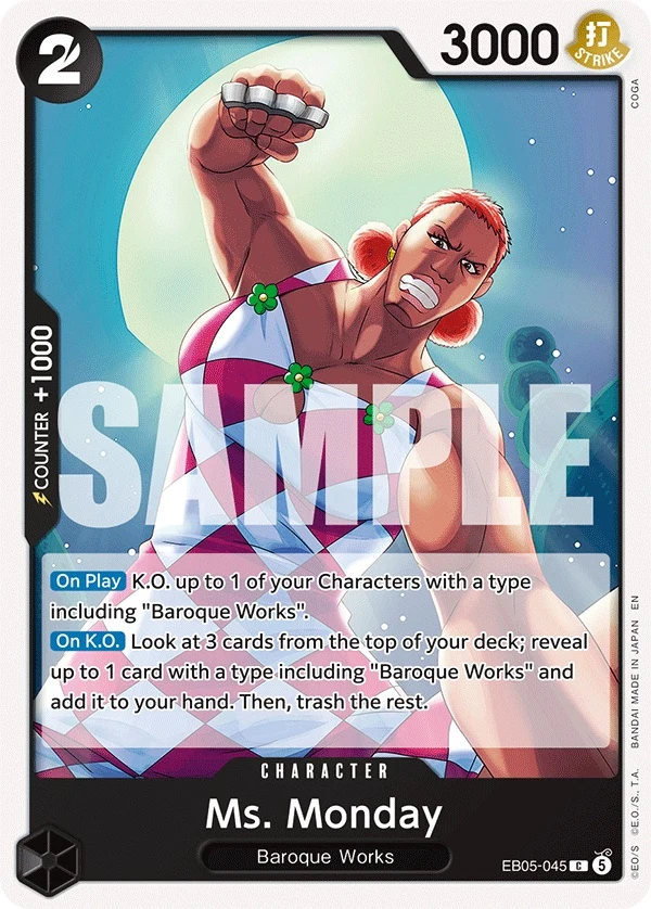 EB05-045 Ms. Monday illustrée par COGA (édition anglaise)
