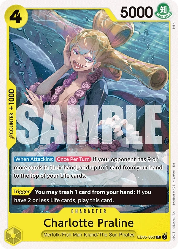 Carte One Piece anglaise Charlotte Praline EB05-053 C