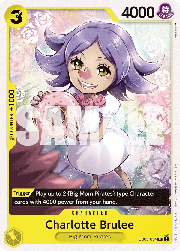 Carte One Piece anglaise Charlotte Brulee EB05-054 C