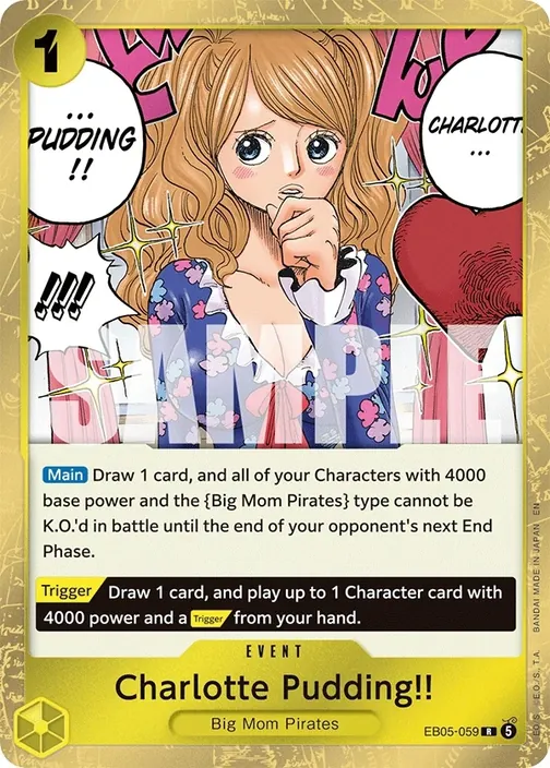 Charlotte Pudding!! EB05-059