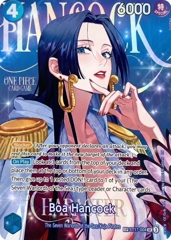 Carte One Piece anglaise Boa Hancock ST17-004 SP