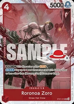 Carte One Piece anglaise ST21-015 Roronoa Zoro