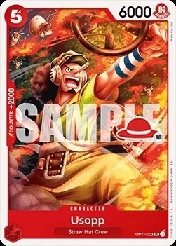 Carte One Piece anglaise OP11-003 Usopp (version 2)