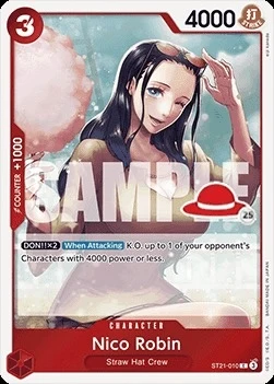 Carte One Piece anglaise ST21-010 Nico Robin (version 2)