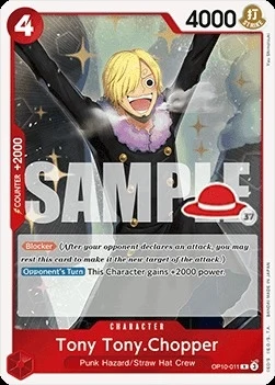 Carte One Piece anglaise OP10-011 Tony Tony.Chopper (version 3)