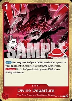 Carte One Piece anglaise OP10-019 Divine Departure (version 2)