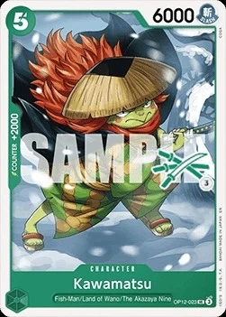 Carte One Piece anglaise OP12-023 Kawamatsu