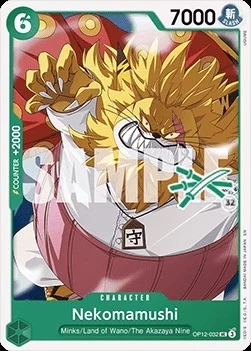 Carte One Piece anglaise OP12-032 Nekomamushi (version 3)