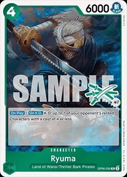 Carte One Piece anglaise OP06-036 Ryuma (version 4)