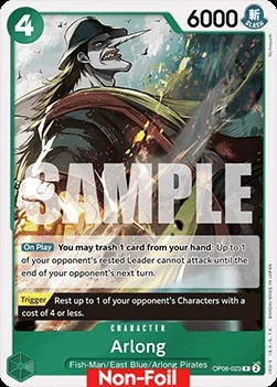 Carte One Piece anglaise OP06-023 Arlong