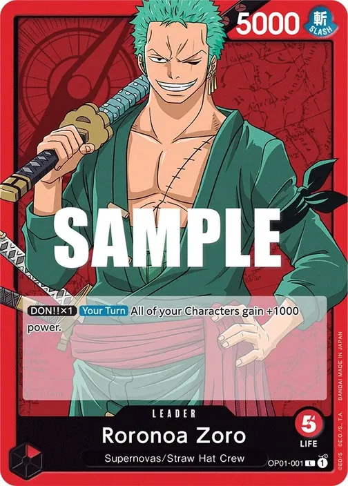 Roronoa Zoro OP01-001