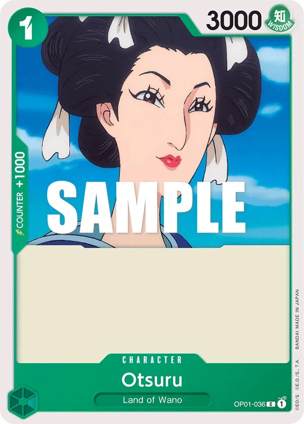 Carte One Piece anglaise Otsuru OP01-036 C
