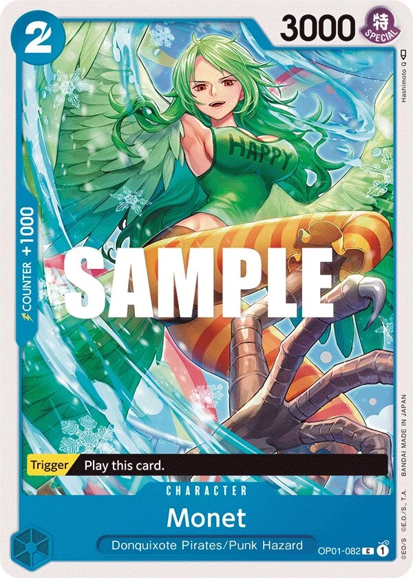 Carte One Piece anglaise Monet OP01-082 C