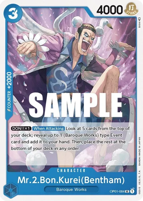 Mr.2.Bon.Kurei(Bentham) OP01-084