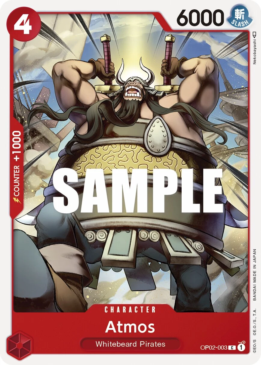 Carte One Piece anglaise Atmos OP02-003 C