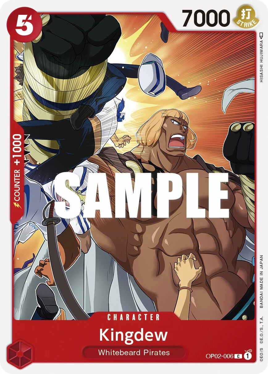 Carte One Piece anglaise Kingdew OP02-006 C