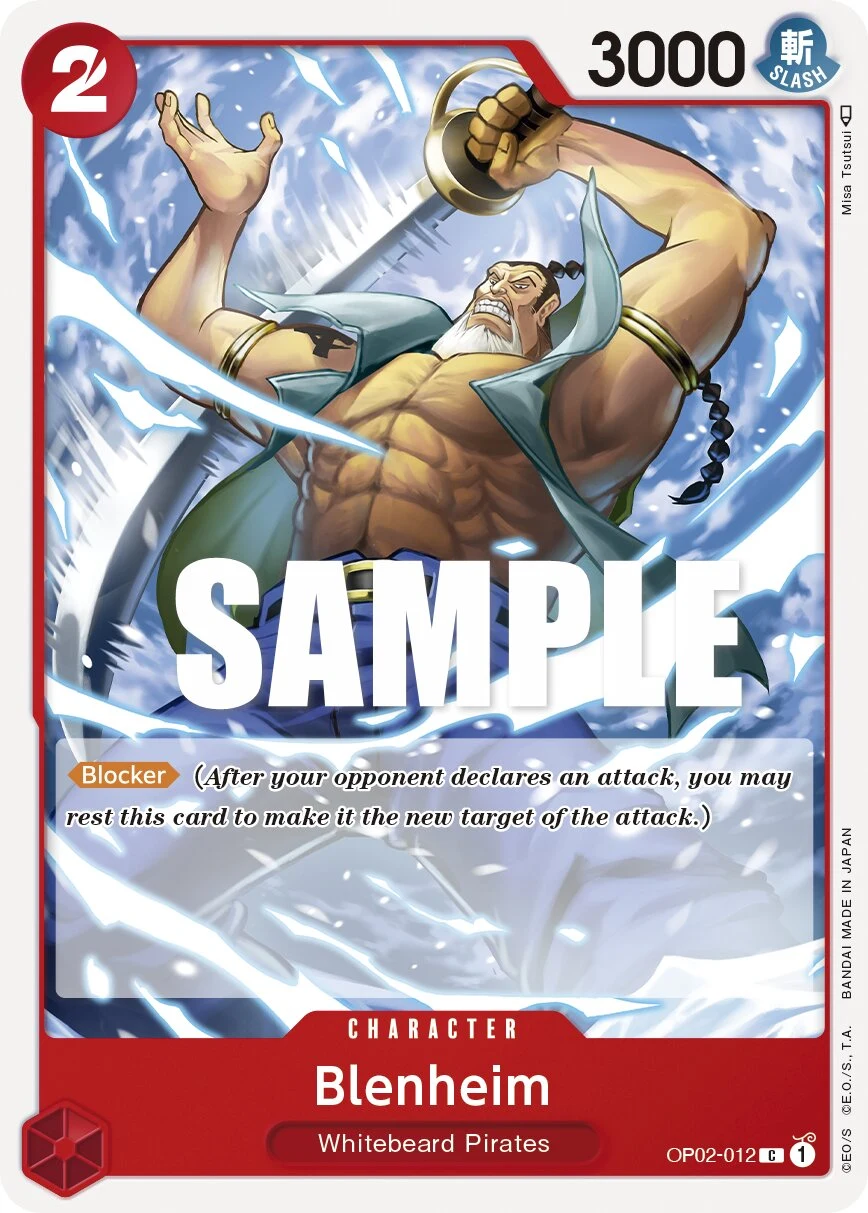 Carte One Piece anglaise Blenheim OP02-012 C