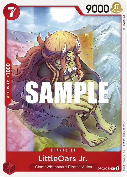Carte One Piece anglaise OP02-020 LittleOars Jr.