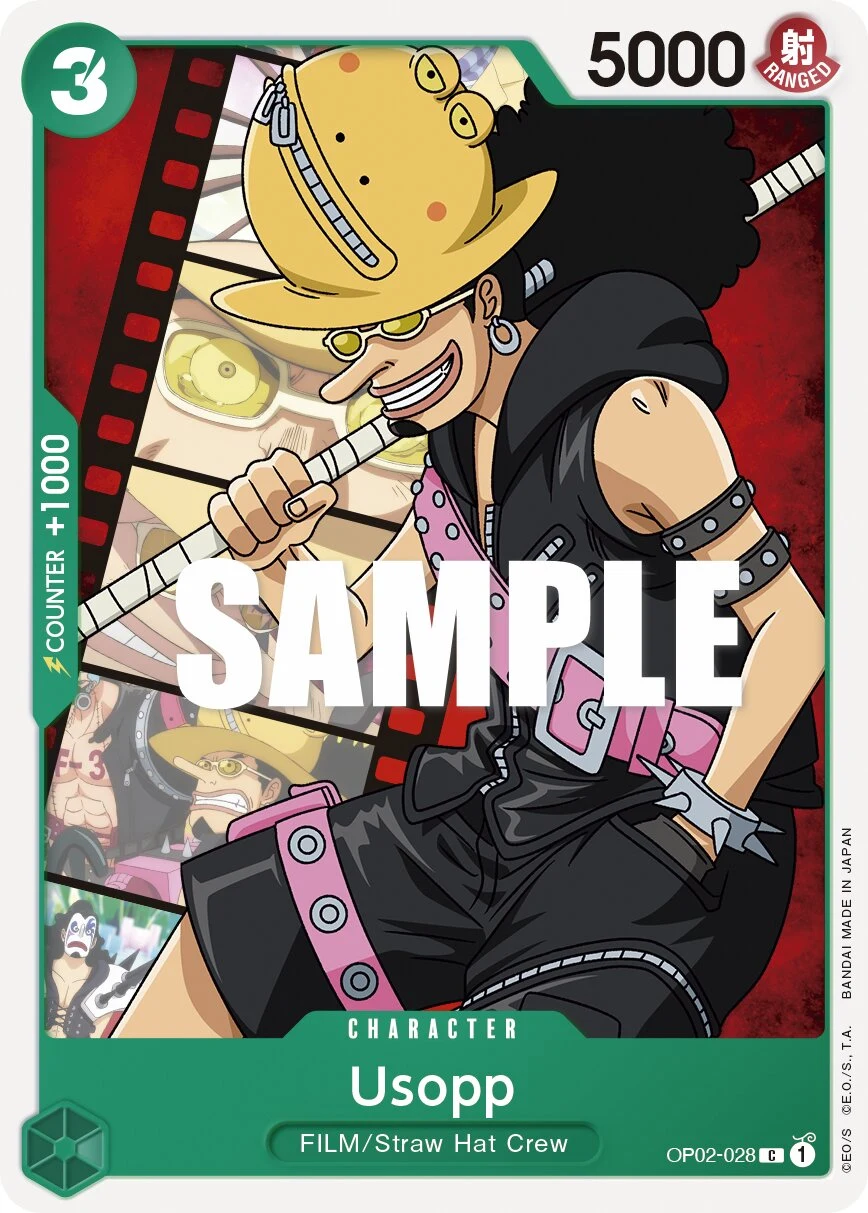 Carte One Piece anglaise Usopp OP02-028 C