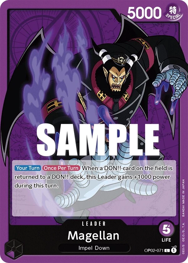Carte One Piece anglaise Magellan OP02-071 L