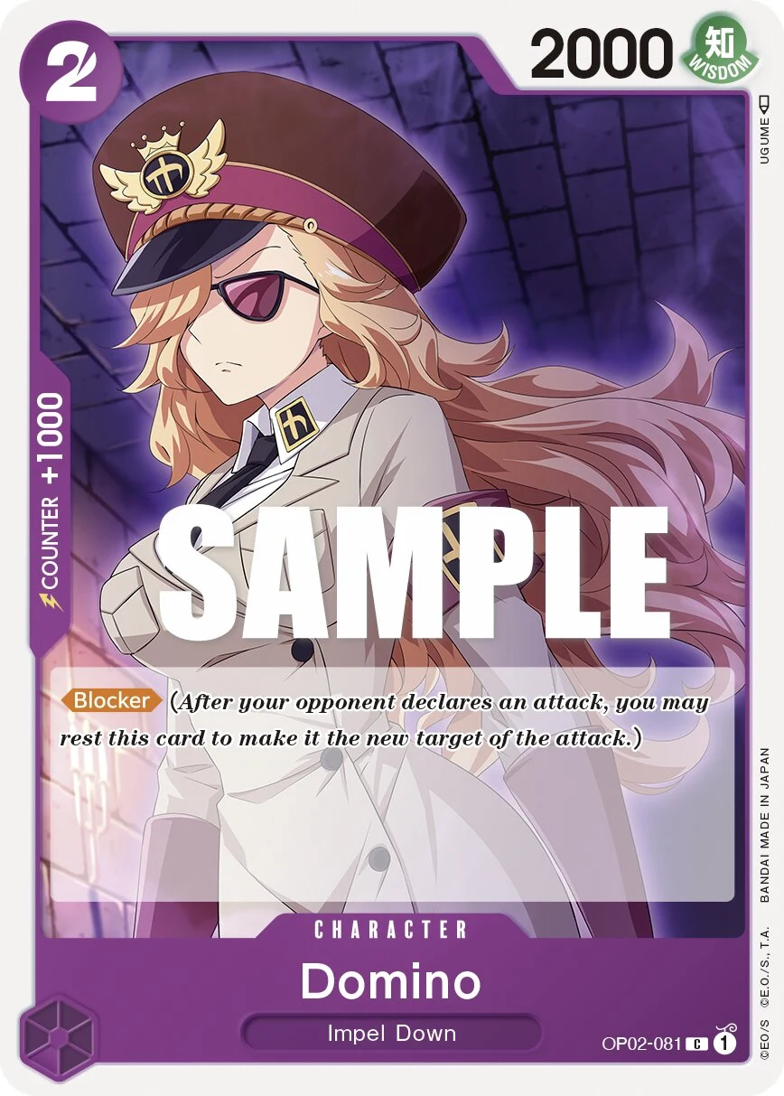 Carte One Piece anglaise Domino OP02-081 C