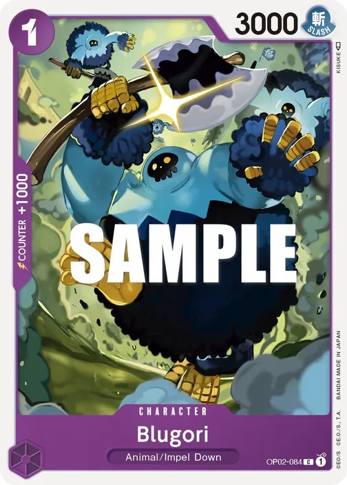 Carte One Piece anglaise OP02-084 Blugori
