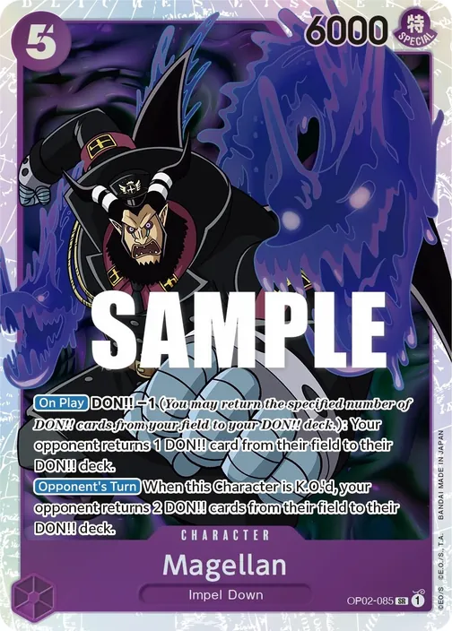 Carte One Piece anglaise OP02-085 Magellan