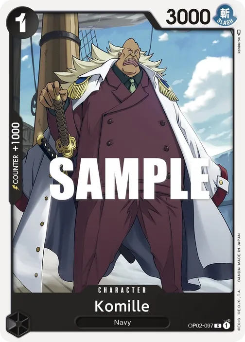 Carte One Piece anglaise OP02-097 Komille